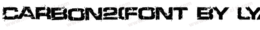Carbon2(FONT BY LYAJKA) Regular字体转换